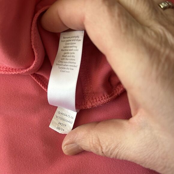 Athleta Shanti Jacket Powervita Coral Petal Size Large - Picture 11 of 13